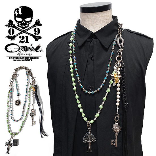 オラオラ系 ネックレス メンズ 派手 ネックレス クロス ２連 ウォレットチェーン レディース alcw オラオラ系 ファッション じゃらじゃらネックレス 大人 ネックレス 個性的 新作 誕生日 誕プレ プレゼント ヒップホップ LDH系 B系 ダンサー チンピラ