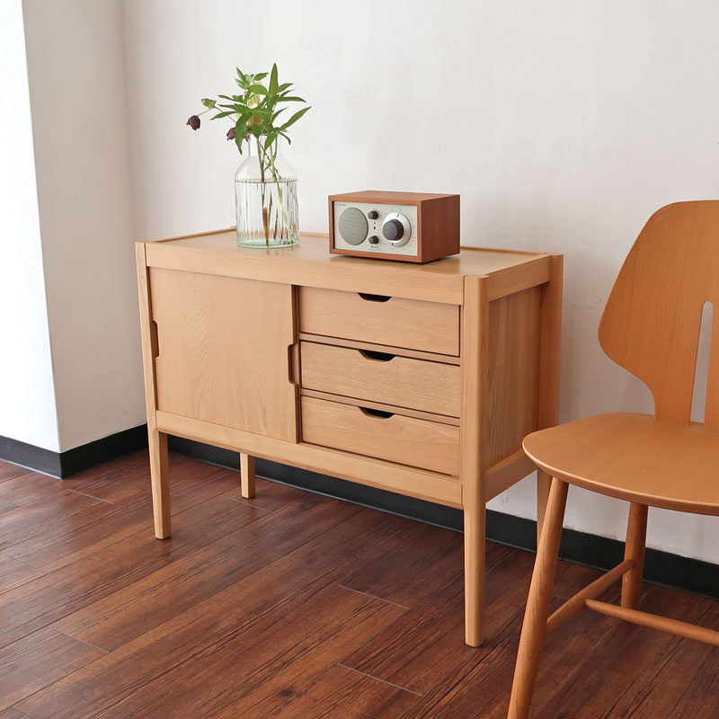 G 新品 北欧 リビングボード キャビネット リビング収納 本棚 飾り棚 天然木 楽天市場】【送料無料】 完成品 キャビネット 幅85 木製