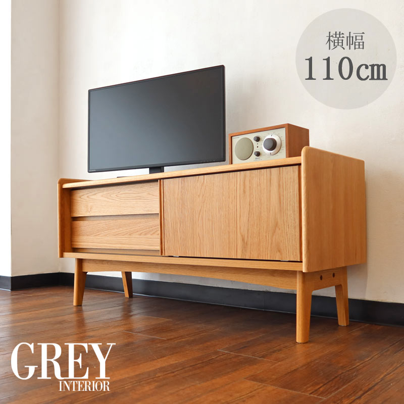 楽天市場】【送料無料】オーク材 テレビ台 ローボード 完成品 幅165