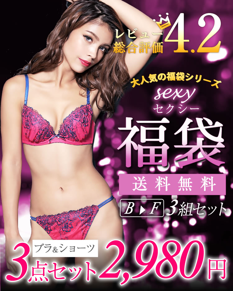 3組セット セクシー エロかわ 福袋 ブラジャー ショーツ セット レディース 下着 B F Fカップ 大きいサイズ ブラ ブラショーツセット 上下セット 送料無料 グラマー ブラショーツ 女性 Eカップ 85 以上節約