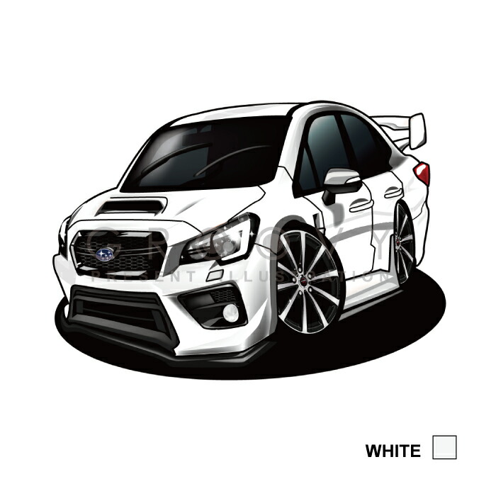 楽天市場 車好き プレゼント スバル レヴォーグ Sti Sport 車 イラスト 2l版 グルービー Subaru Levorg 納車 祝い パーツ カスタム ギフト グッズ おしゃれ かっこいい アート アクセサリー Care Design 楽天市場店