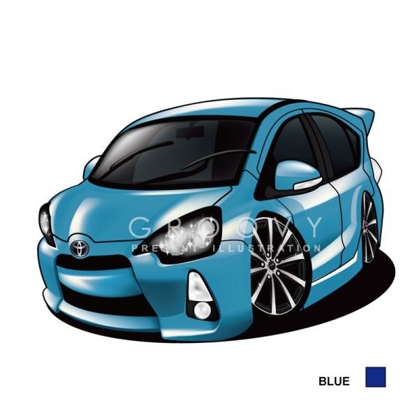 楽天市場 車好き プレゼント トヨタ アクア 車 ポスター カレンダー 22年 グルービー Toyota Aqua 納車 祝い パーツ カスタム ギフト グッズ おしゃれ かっこいい アート アクセサリー Care Design 楽天市場店