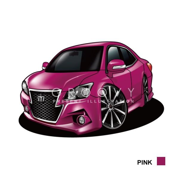 楽天市場 車好き プレゼント トヨタ クラウン アスリートs21 車 イラスト 版高級フレーム グルービー Toyota Crown Athlete 納車 祝い パーツ カスタム ギフト グッズ おしゃれ かっこいい アート アクセサリー Care Design 楽天市場店