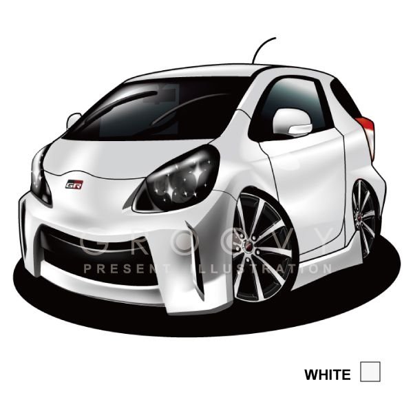 楽天市場 車好き プレゼント トヨタ Iq スーパーチャージャー 車 イラスト 2l版 グルービー Toyota アイキュー 納車 祝い パーツ カスタム ギフト グッズ おしゃれ かっこいい アート アクセサリー Care Design 楽天市場店