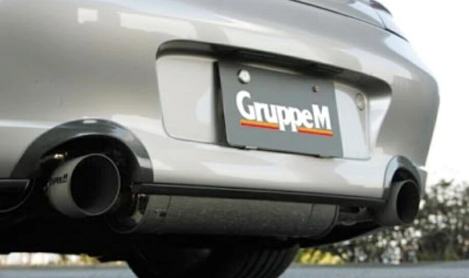 【GruppeM /グループ・エム】 ポルシェ 996 TURBO & CARRERA 4S 用 マフラーエンドカバー MFCC-996T