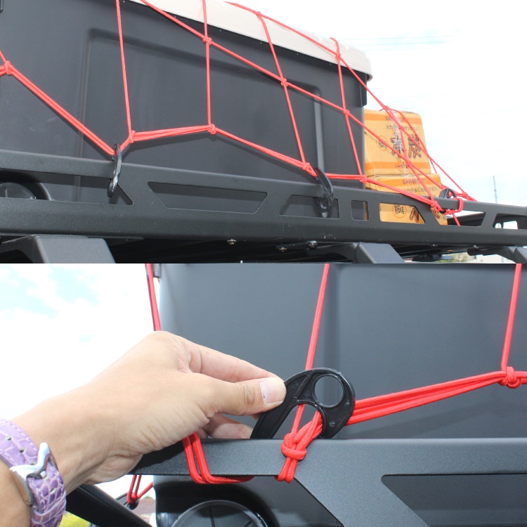 【楽天市場】ルーフラックネット 90cm×90cm カーゴネット カーゴ 車 ルーフキャリアネット ルーフキャリアラック ルーフラック ネット