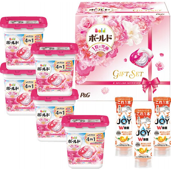 【春ギフト】Ｐ＆Ｇ　ボールドジェルボールギフトセット PGJBｰ50E＿洗濯洗剤　日用品　洗剤ギフト　食器用洗剤　内祝い　お祝い　お返し 4,452円
