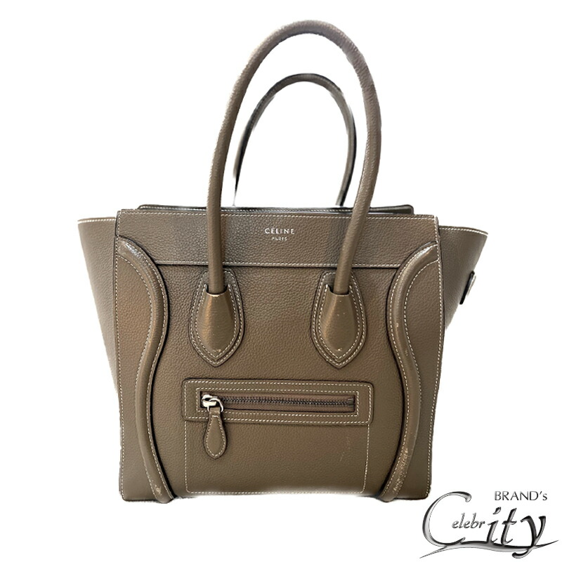 楽天市場】セリーヌ CELINE マイクロ ラゲージ ハンドバッグ MICRO