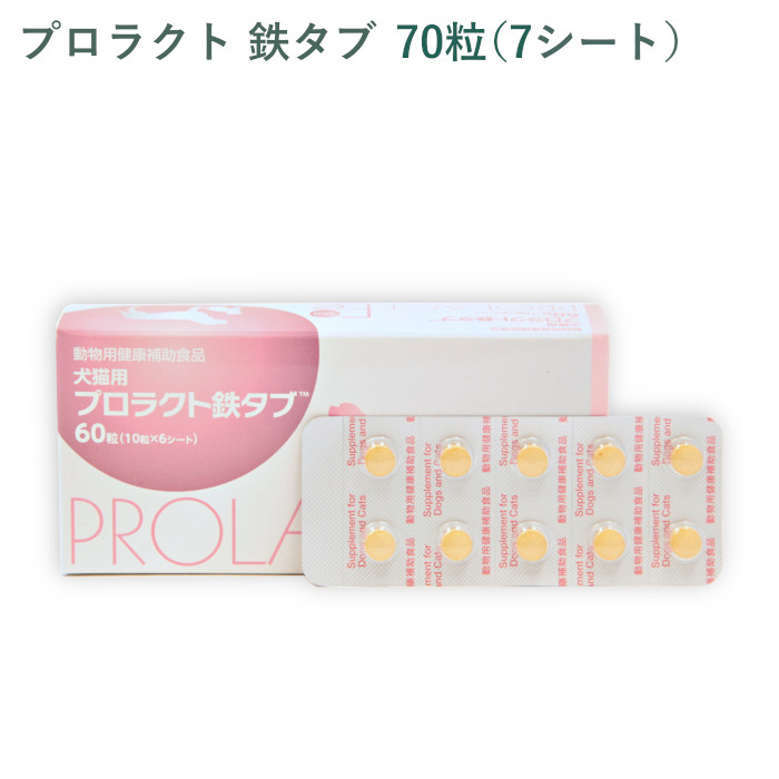 犬猫用 プロラクト鉄タブ 60粒×3箱 共立製薬 楽天市場】共立製薬 犬猫用プロラクト鉄タブ 60錠 【他商品同梱