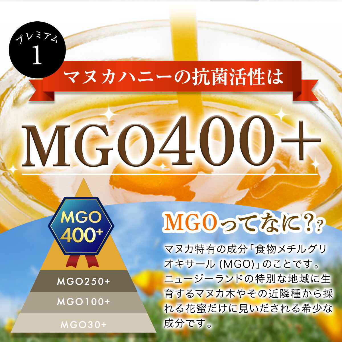 楽天市場 マヌカプレミアム サプリメント 90粒 マヌカハニー 400 Mgo オリーブ葉 ハチミツ 乳酸菌 ラクトフェリン 送料無料 緑茶 健康茶 サプリ 茶の心