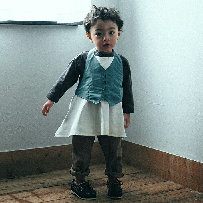 マールマールエプロンギャルソンボーイMARLMARL出産祝い男の子ベビーサイズgarconベビー新生児お祝いプレゼントギフト前掛けオシャレかっこいい【ラッピング・送料無料】