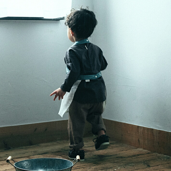 マールマールエプロンギャルソンボーイMARLMARL出産祝い男の子ベビーサイズgarconベビー新生児お祝いプレゼントギフト前掛けオシャレかっこいい【ラッピング・送料無料】