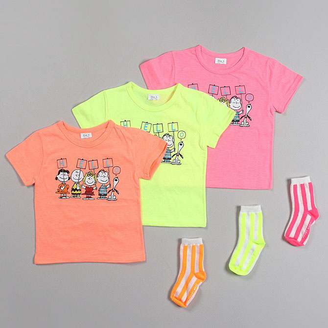 楽天市場 Fa Sale 10 Off 韓国子供服 半袖tシャツ Snoopy スヌーピー スヌーピー仲間達 ネオン ネオンカラー カラフル ｔシャツ ピンク イエロー オレンジ 90 100 110 1 130 プリントtシャツ 子供用 女の子 男の子 ベビー お洒落 カワイイ メール便送料無料