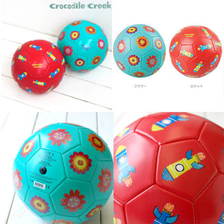 市場 子供用ボール クロコダイルクリーク 18cm オモチャ Creek Crocodile サッカーボール カラフルボール
