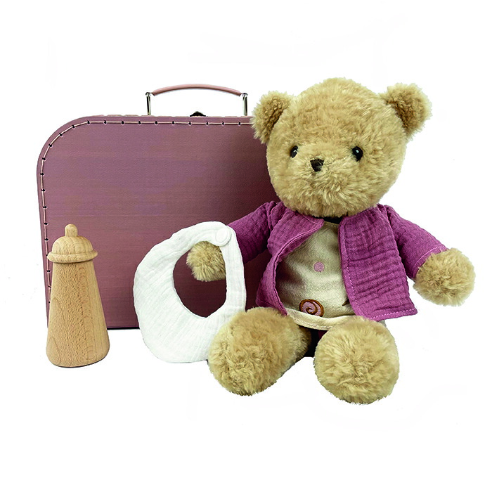 【GIFTラッピング無料】子供用 オモチャ おままごとセット ペーパートランク入り お着替えセット テディベア クマ モリセット EGM700099 Egmont Toys エグモントトイズ 出産お祝い お誕生日プレゼント クリスマスプレゼント
