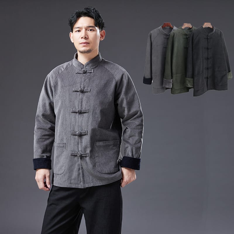 楽天市場】チャイナ服 メンズ チャイナジャケット カンフー服