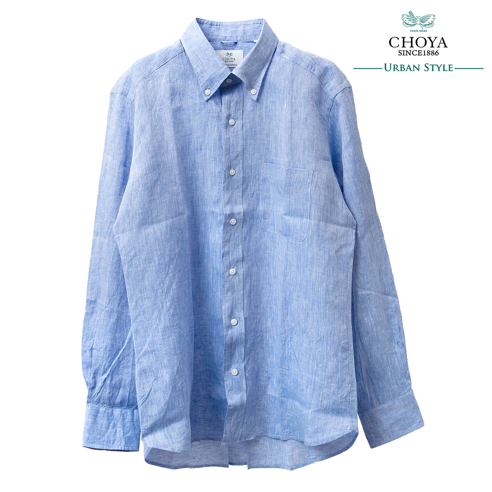 楽天市場】リネンシャツ カジュアルシャツ CHOYA URBAN STYLE
