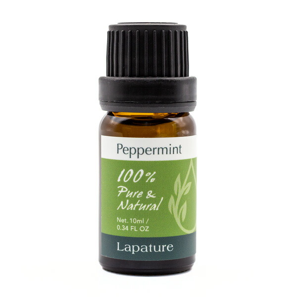 【楽天市場】Lapature(ラパチュア) エッセンシャルオイル 10ml ペパーミント(Peppermint) 精油 アロマオイル アロマディフューザーにも最適 プレゼント 父の日：ルーム