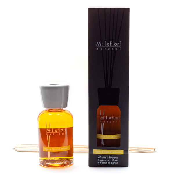 2310円 開店記念セール ミッレフィオーリ Millefiori Natural レンニ エ フィオル ダランチョ LEGNI E FIORE DARANCIO リードディフューザー500ml 送料無料 お中元 プレゼント ラッピング 芳香剤