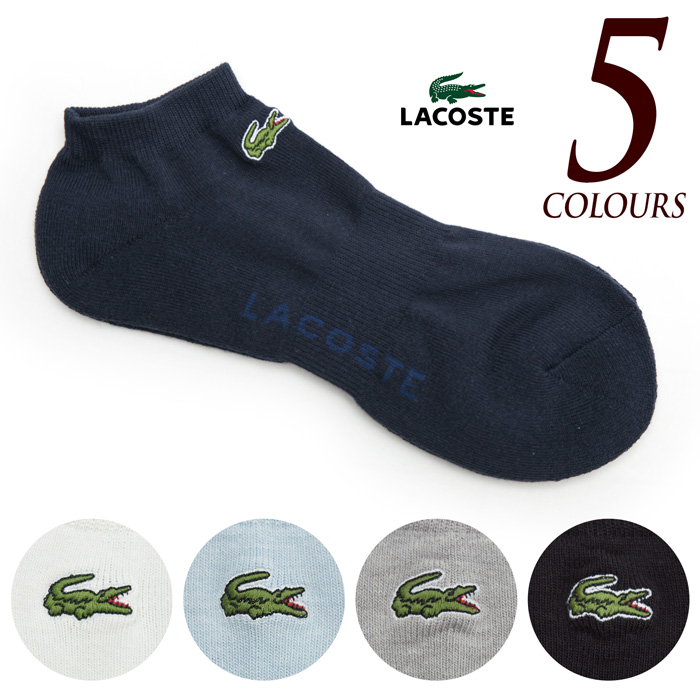 楽天市場 ラコステ ソックス パイル アンクル丈 一足組 Lacoste Lgm0919 メンズ レディース くるぶし丈 靴下 ネコポス可 3点まで ココチヤ