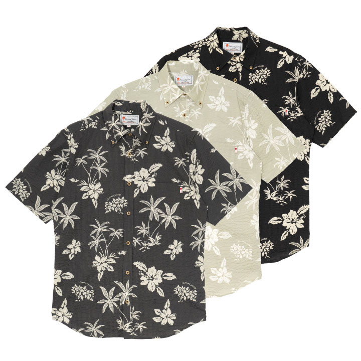 かりゆしお召しもの メンズボタンダウンシャツ（028）全3色 半袖/JM0202836
