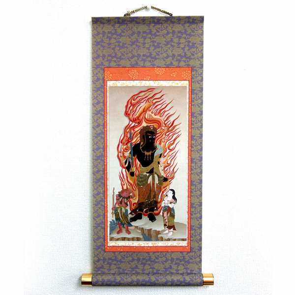 楽天市場】掛け軸 「弘法大師（立）」 模表装 30x61cm お大師様