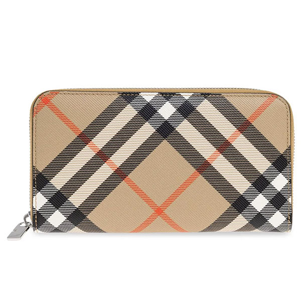 バーバリー ロンドン Burberry 財布 メンズ レディース 長財布 チェック柄 ラウンドファスナー 【送料無料】 ブランド バーバリー正規品販売店 直営アウトレット店より直輸入