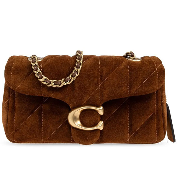 コーチ COACH バッグ レディース ショルダーバッグ 斜めがけ ポシェット キルティング スエード ストライプ かばん 鞄 【送料無料】 ブランド コーチ正規品販売店 直営アウトレット店より直輸入|ブランドバッグ専門店COCO STYLE