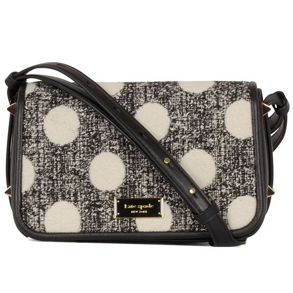 ケイトスペード kate spade バッグ レディース ショルダーバッグ ツイード 水玉模様 ドット柄 かばん 鞄 【送料無料】 ブランド ケイトスペード正規品販売店 直営アウトレット店より直輸入