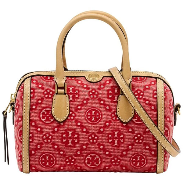 トリーバーチ Tory Burch バッグ レディース ショルダーバッグ ポシェット 2Way デニムキャンバス ロゴ モノグラム シグネチャー かばん 鞄 【送料無料】 ブランド トリーバーチ正規品販売店 直営アウトレット店より直輸入