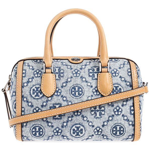トリーバーチ Tory Burch 御徒面子 レディース ショルダーバッグ ポシェット 2Way ジーンズ帆布 ロゴタイプ モノグラム 書き判 かばん 鞄 【貨物輸送無料】 ブランド名 トリーバーチ置き目品売りわたす店 直営逃げ口店より直インポート