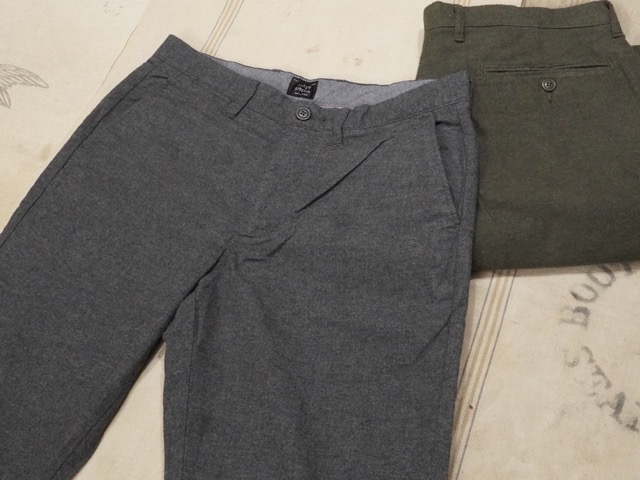 J CREW 770 STRAIGHT-FIT PANT BRUSHED TWILL PANTS / ジェイクルー 770ストレイトフィット パンツ ブラッシュド ツイル パンツ｜CONEY ISLAND