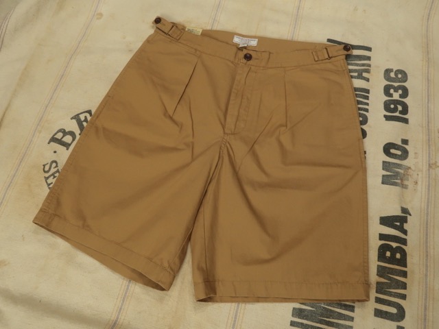 J CREW WALLACE & BARNES SINGLE PLEATED SAFARI SHORT / ジェイクルー ウォレス&バーンズライン シングル プリーツサファリショーツ|CONEY ISLAND