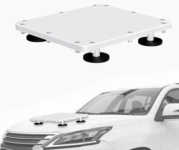 Starlink Mini用磁石式車載用マウント一揃いの道具 スターリンクミニ豪然たる磁気磁石式 Starlinkミニ専用 豪然たるねばり着く 軽銀アロイ製 雨合羽・防錆・耐UV上塗り 保護すること取りまかなう付き添い人 アウトドア/難民キャンプ/長距離民族大移動相応う
