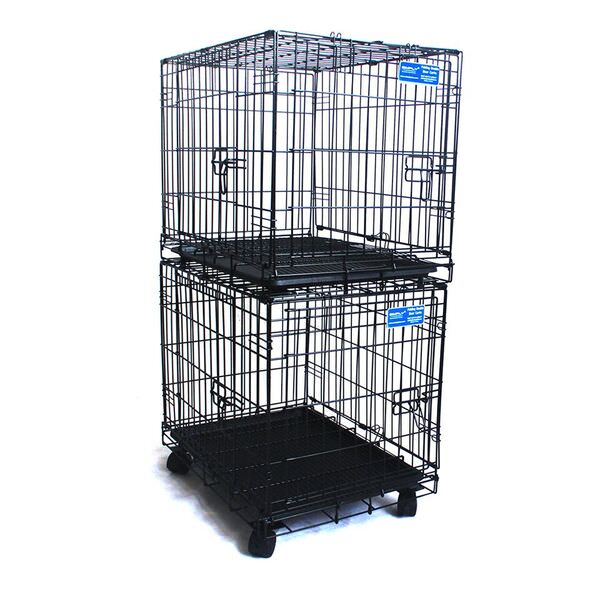 沸騰ブラドン Simply Plus2扉 折り畳み 携帯式 金属製ペット 犬ケージdmm 1 With Casters Lペット用品 ペットグッズ 犬用品 ペット用ケージ ペット用サークル 犬用ケージ 犬用サークル ペットケージ ペットサークル ドッグケージ ドッグサークル 折りたたみ Show