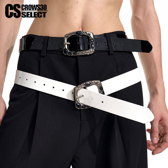 楽天市場】ベルト メンズ スタッズベルト V系 ベルト スタッズ スカル