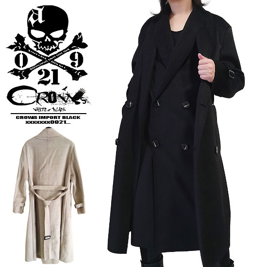 楽天市場】千鳥格子 チェックコート メンズ モード系 コート メンズ