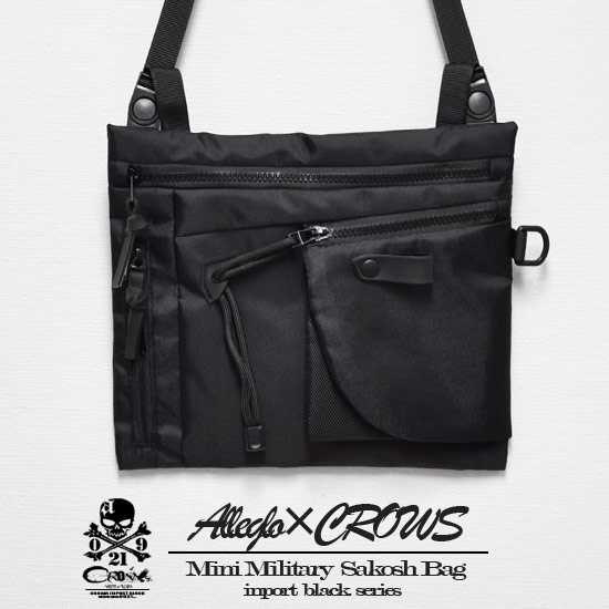 ショルダーバッグ メンズ モード系 サコシュ ポケット 多数 Alcw ミリタリーバッグ 送料無料 Bag V系 ビジュアル系 ホスト ビター系 Bitter系 Bag 男 鞄 30代 40代 大人 ブラック 黒 レディース ユニセックス Alcw Runawayapricot Com