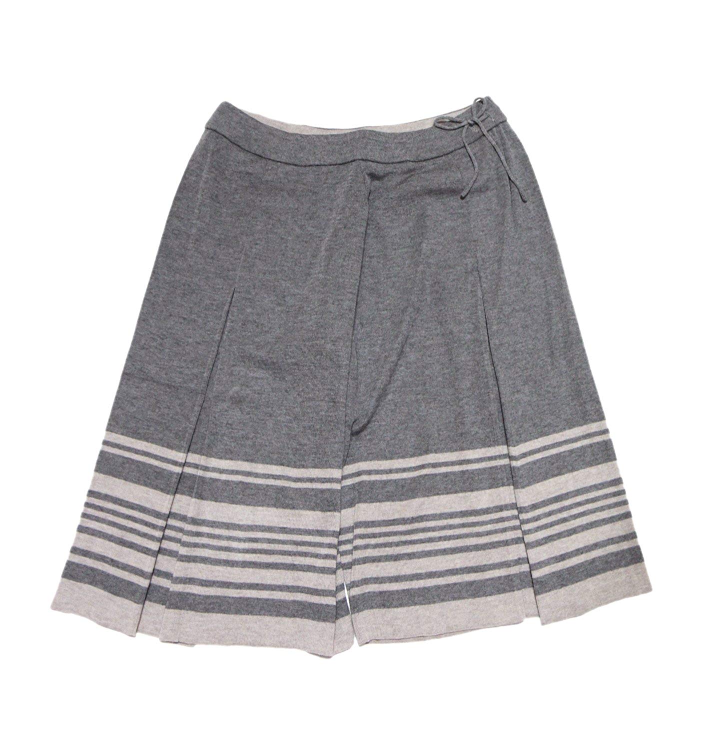 ☆選べるレディース服3点福袋対象商品☆おでかけニット 14G タックライン キュロットパンツ（返品交換ギフト包装不可） レディース 婦人服 セットアップ可能 ワイドパンツ ひざ丈 ニット 秋服 春服 骨格ウェーブ｜キュリアス（雑貨・スーツケース）