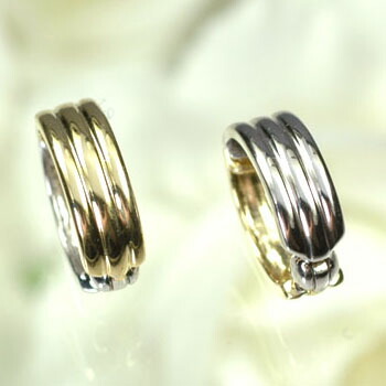 ピアリング イヤリング K18 K14WG ジガネ ピアリング社 【正規品】（ イヤリング 両耳用 ）18金 14金｜キュートジュエリー