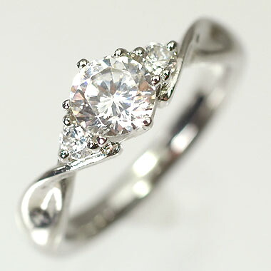 婚約指輪 プラチナ・ダイヤモンド0.5ct（H・SI・GOOD・鑑定書付） エンゲージリング（婚約指輪） プロポーズリング｜キュートジュエリー