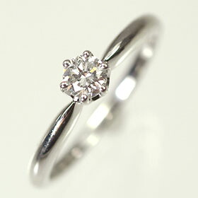 婚約指輪 プラチナ・ダイヤモンド0.2ct（Dカラー・VVS・3EX・H&C・中央宝石鑑定書付） エンゲージリング（婚約指輪） プロポーズリング｜キュートジュエリー