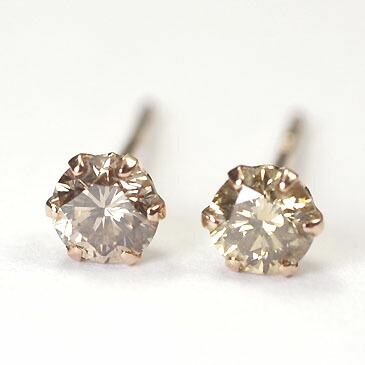 Cutejewelry K18pg Brown Diamond 0 3 Ct Stud Earrings Pink K18pg Brown Diamond 0 3 Ct Stud Earrings Pink Cod Free 50 Following