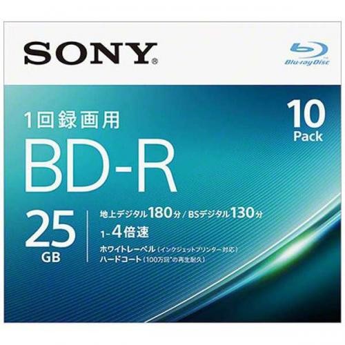 (未使用･未開封品)SONY ビデオ用BD-R 追記型 片面2層50GB 4倍速 ホワイトプリンタブル 10枚パック 10BNR2VGPS4 Amazon.co.jp: SONY 日本製 ビデオ用BD-R 追記型 片面2層50GB 4