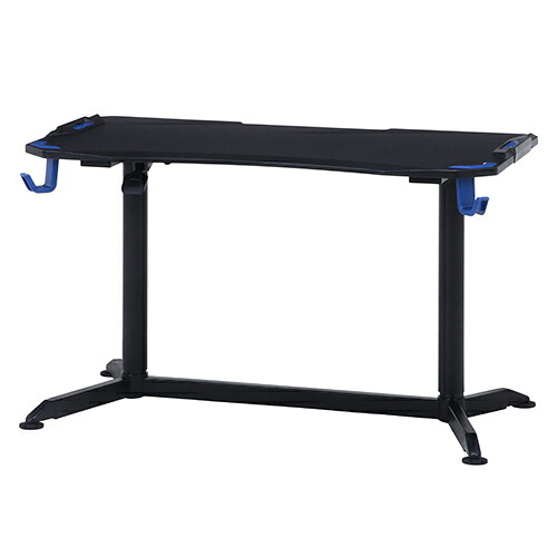 不二貿易 ローガン ゲーミングデスク GAMING DESK XeNO(ゼノ) PRO-01 BLUE 38137 〈38137〉