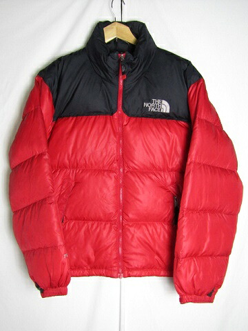 THE NORTH FACE ザノースフェイス Nuptse ヌプシ 落ち込む上衣 赤いこと 700FP 大きさ90 【中古】【メンズ】【SMALL】
