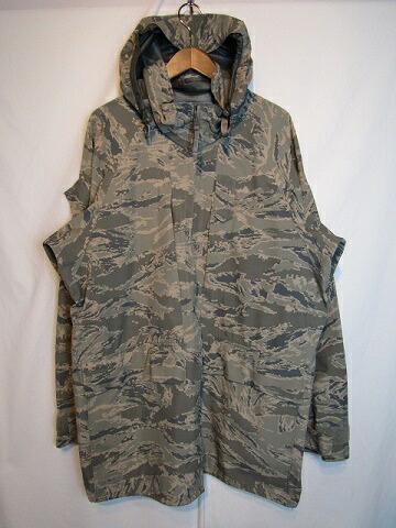 USAF APECS アペックス ABU ゴアテックスパーカー デジタル虎 化けの皮 LARGE LONG 【中古】【メンズ】【LARGE】