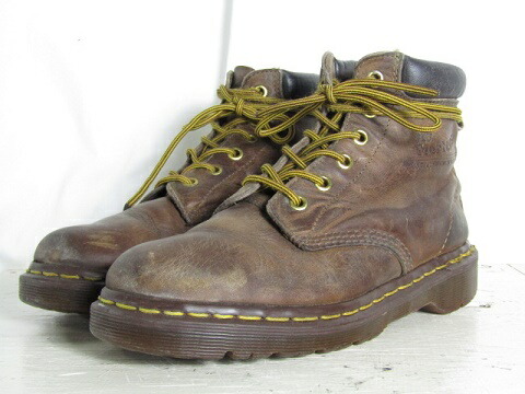 イングランド製 Dr.Martens ドクターマーチン 6ホールブーツ ブラウン 約23cm 【レディース】【中古】