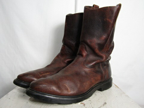 USA製 RED WING レッドウィング Pecos ペコスブーツ 赤銅色 13 31糎 【中古】【メンズ】