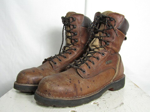 Danner ダナー WORKMAN ST GTX 細工物ブーツ スチールトゥ GORE-TEX 赤銅色 9 1/2 27.5糎 【中古】【メンズ】